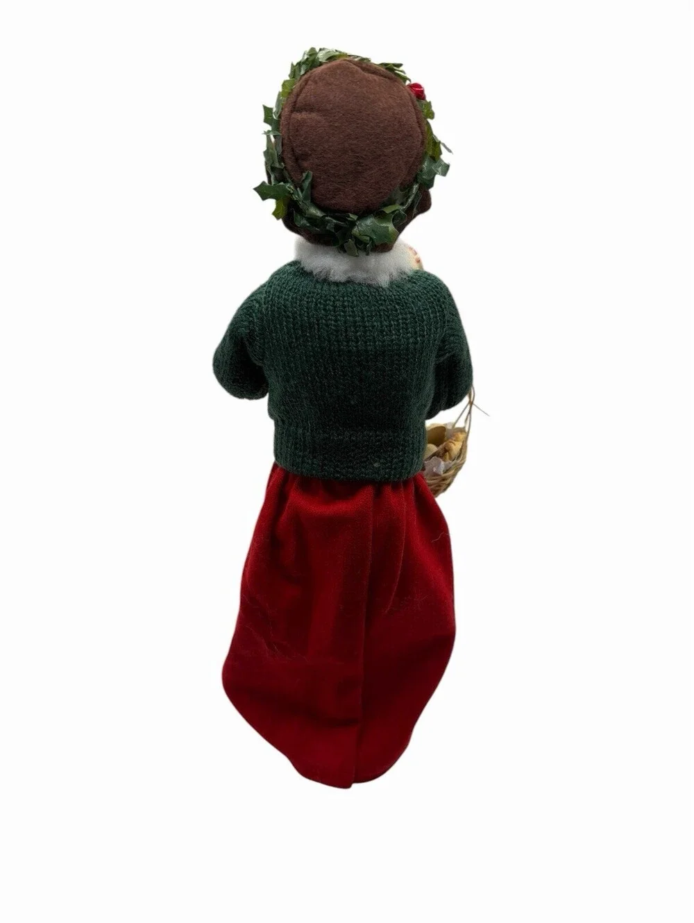 Byers Choice Mrs Claus Caroler With Baked Treats And Heart Pillow SIGNED